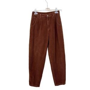 Beige Botany brown corduroy pants, medium, varsity, academia, autumn, layering‎